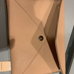 NEW Rebecca Minkoff Nude Clutch